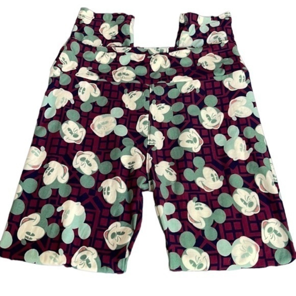 Lularoe O/S Disney Mickey Mouse Leggings NEW #6178